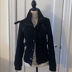 Military Style Wool Bomber